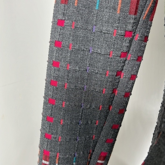 Kevan Hall Sz 10 Fitted Gray Wool With Some Stetch Blazer Jacket Made in USA - Picture 10 of 12